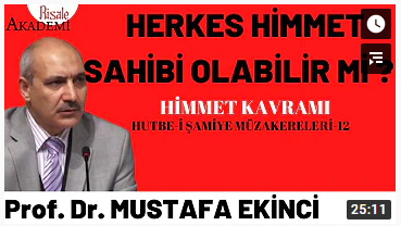 Menfaat Hakkında Prof. Dr. Mustafa Ekinci Hutbe-i Şamiye Müzakereleri-12